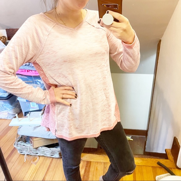 C Active Long Sleeve Tee Pink Size Small - Picture 2 of 8